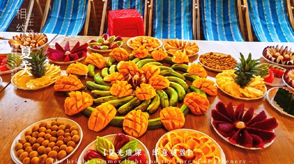 易視界精英集體實(shí)現(xiàn)水果自由日，享受水果的甜